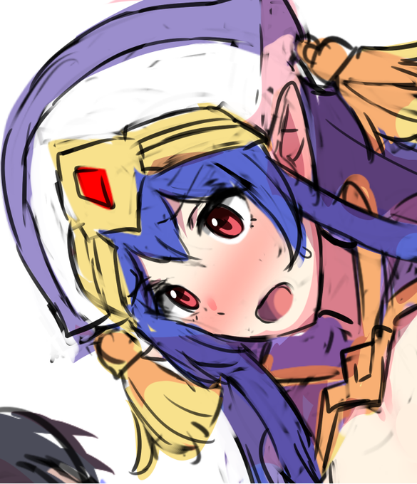 カラーラフもうちょっと進行。 