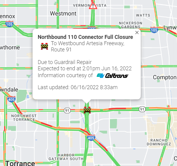 quickmap ca dot gov
