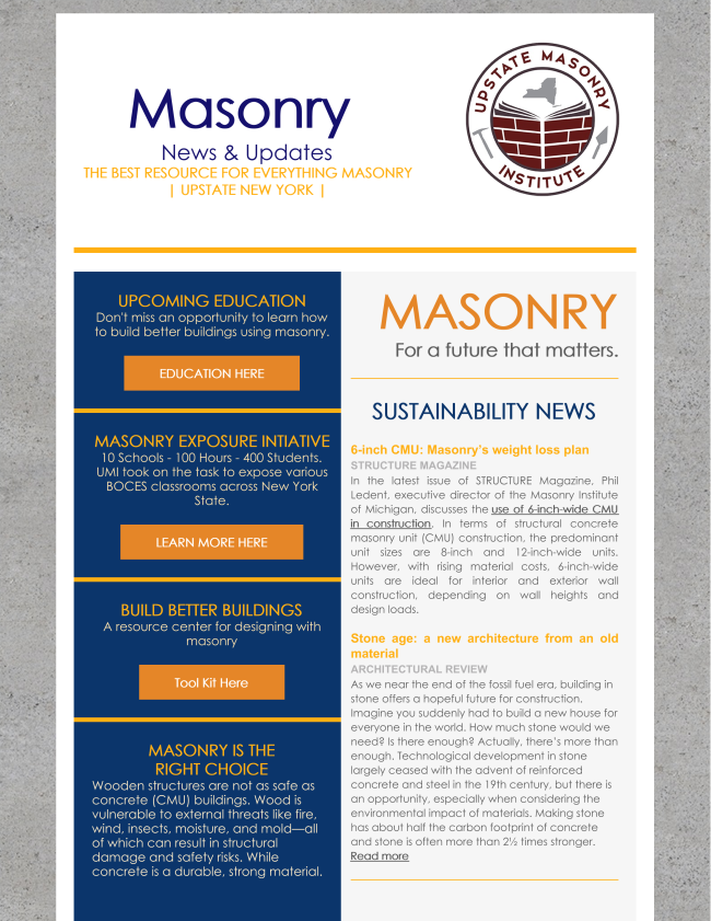 Upstate Masonry Institute tweet media