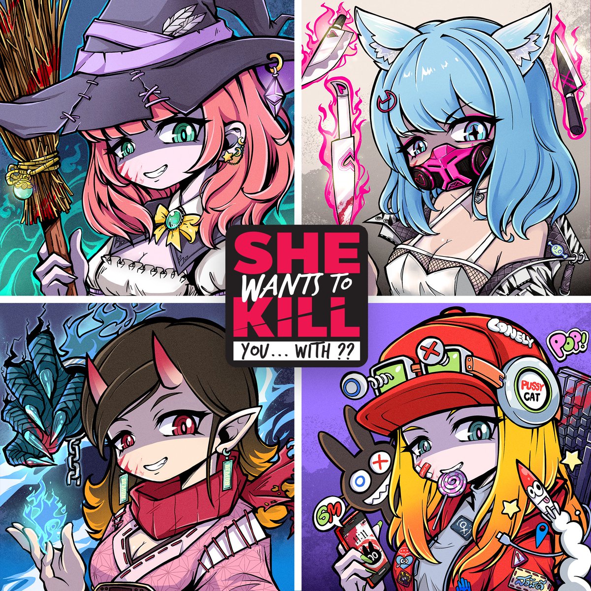 jminj_art's tweet photo. She can easily use everything around her to kill you. Of course, don't make her angry!!! come to see them

"She Wants to Kill You with...??"
🔪https://t.co/iGN4Ynj3J4

💥Hold 3 killer girls in Collections, get 1 free custom with  “She Wants to Kill” style 
#NFTCommumity https://t.co/eMEIP858Ia
