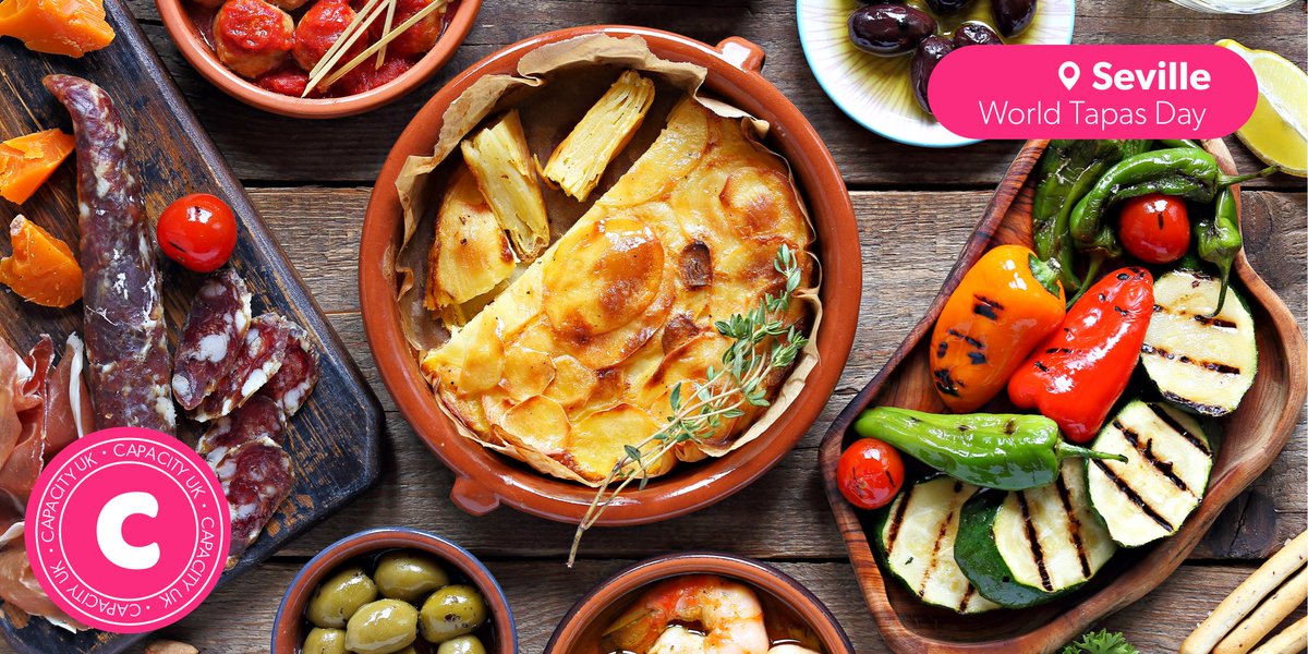CapacityUK_'s tweet photo. Join us in celebrating World Tapas Day!! 🇪🇸

Tapas is a huge part of Spanish culture, which we recommend experiencing when participating in one of our #turingscheme placements abroad in Seville! ✈️🌍

#TapasDay #WorldTapasDay #abroad https://t.co/EAEjxRnjLd