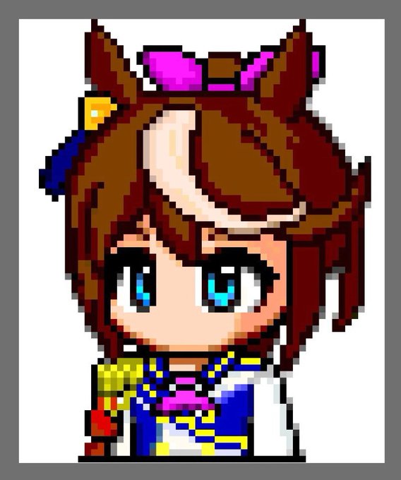 自分の原点からちょうど一年なので記念に最初に作ったテイオーを全力でリメイクしました! 
