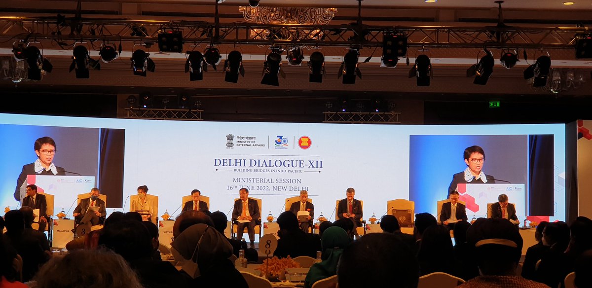 Prabir_India's tweet image. #DD12 ministerial panel. All ASEAN leaders @VivianBala and @DrSJaishankar spoke in one voice. A region connected by shared geography must step up collaborations in this uncertain time. Opportunities are unlimited.
@AIC_aseanindia @RIS_NewDelhi @MEAIndia @AmbMoKumar @Sachin_Chat