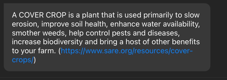 What is a Cover Crop? #greengold
#USDAruralsmallbusinessdevelopment