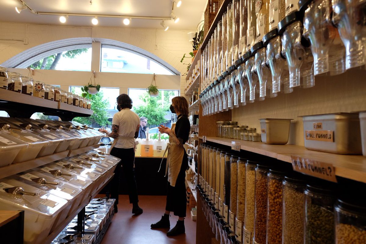 Proliferating zero-waste retail stores in Portland aim to reduce packaging for groceries, household goods bit.ly/3aZ9xFO by @oregonlive #zerowasteretail