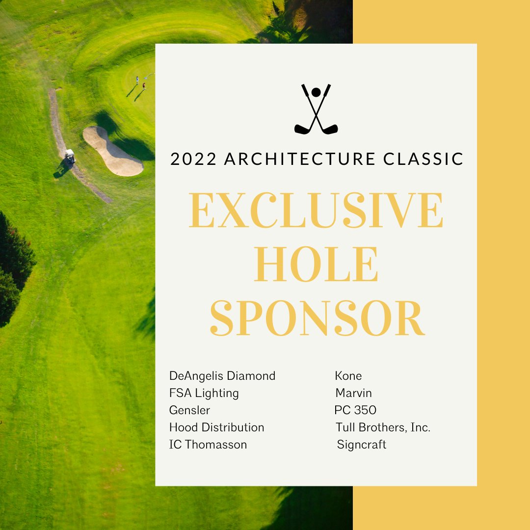 Thanks to everyone who participated in our 2022 Architecture Classic last week at <a href="/HermitageGolf/">Hermitage Golf</a> - the weather was perfect for a great day of golfing! Thank you to all of the players, sponsors, volunteers and staff that made the day possible! See you in 2023!