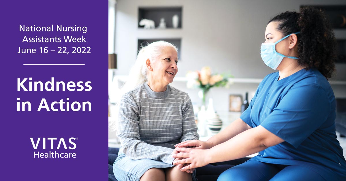 VITAS's tweet photo. This week, we thank our nursing assistants for their dedication and commitment to compassionate end-of-life care for our patients and their families.
#VITAS #NursingAssistantWeek #VITASLovesNurses https://t.co/XXvKpL4rzz