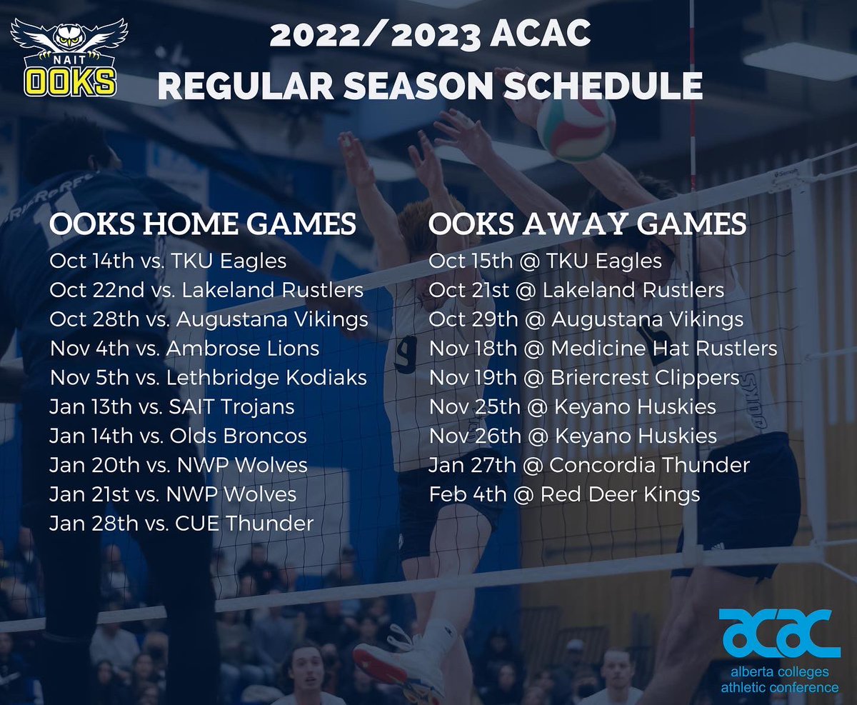 NAIT OOKS Men’s Volleyball tweet media