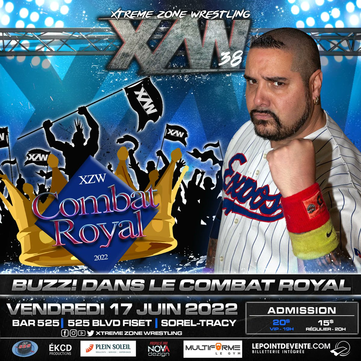 💫

🎟 Billet Régulier - 15$
🎟 Billet VIP - 20$
lepointdevente.com/billets/xzw38