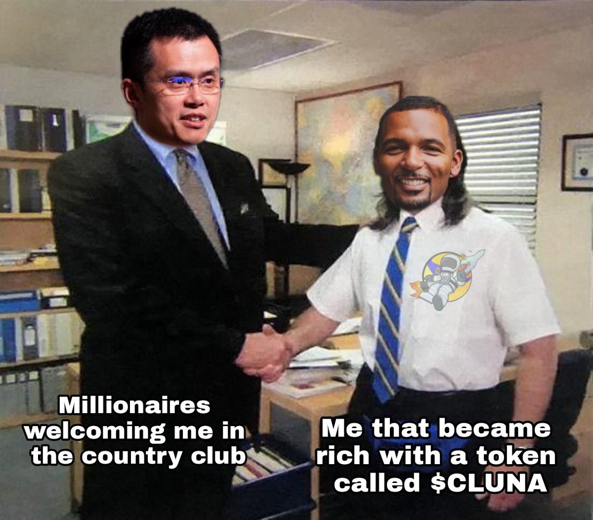 My Entry
#ClunaMemeContest 
<a href="/EliasMorpheus/">Elias Morpheus</a>
@FungiblePlanets
#BSC #BNB #LUNA 
#ClunaMemeContest