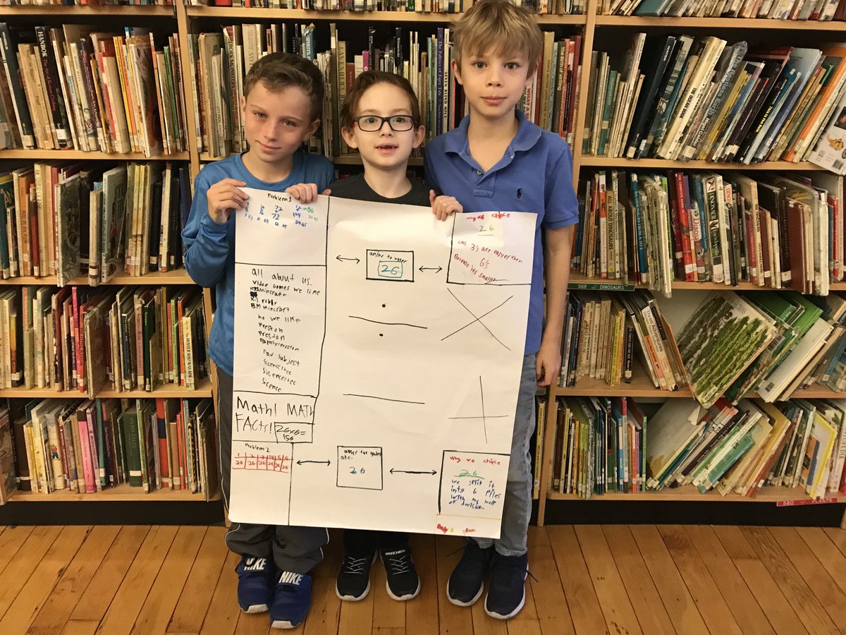 CaedmonFourth's tweet photo. #WisdomWednesday : Fourth graders at Caedmon work in groups to solve real-world math problems and share their strategies and discoveries in a Math Congress
#CaedmonGrade4 #TheCaedmonStory #CaedmonMath https://t.co/dkywuStrVQ