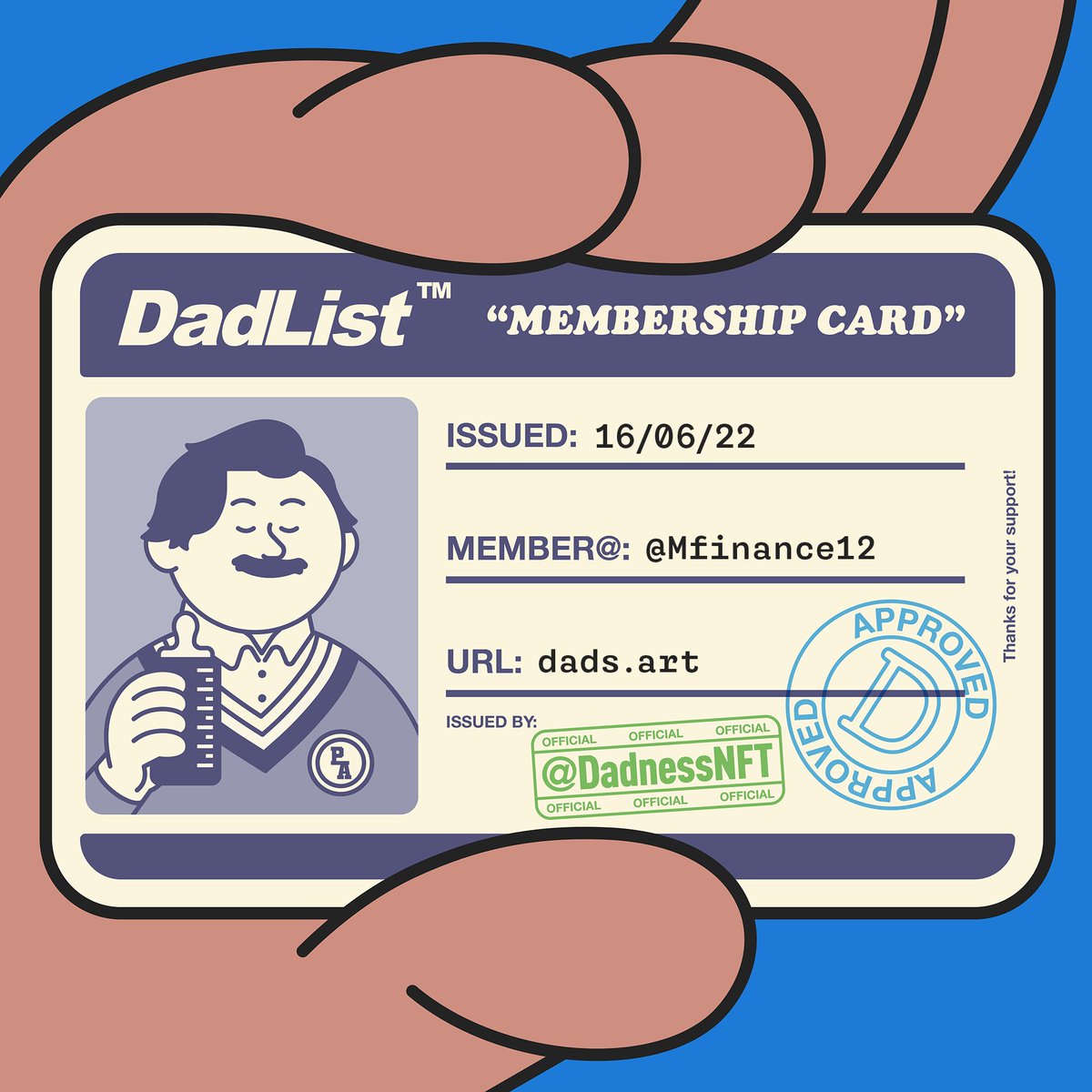 Mfinance12's tweet photo. I'm happy to announce that I'm finally part of the dad-list community! I had and will have a great time chatting with all of you. I'm so excited about the future of fount gallery. 

❤️
@fountgallery @DadnessNFT @RamiDraws @Mendez_NFT https://t.co/cWiDC01jsG