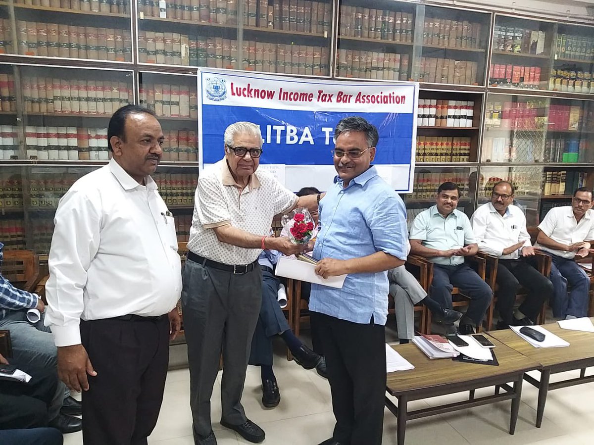 ITBarLucknow's tweet photo. 8th edition of LITBA talk was organised on ‘Updated Returns in Income Tax’ on 08.06.2022 by @ITBarLucknow
Adv Akshay Agarwal deserves a big thank for his deliberation

Celebrated Anniversary of IP Pandey Ji &amp; Birthday of KM Saxena, Sarosh Shamsi &amp; Rishabh Mishra

@yashvardhan_me https://t.co/qzRrW6yRnD
