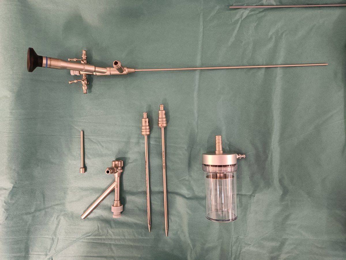 UroDrLopez's tweet photo. 17x16x10mm 1200HU lower pole LK
Surg time 18 min, laser time 211 sg (Ho:YAG 2J 25Hz LP)
14Fr SMP, tubeless
June 6th 2022 Barcelona, Spain https://t.co/5F7FeWNXph