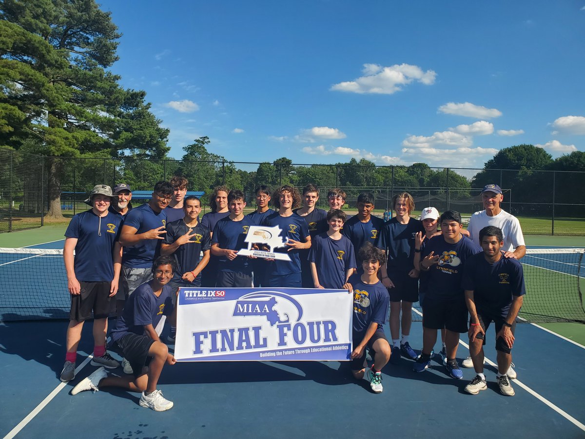 Lead sports story published June 15, 2022 localheadlinenews.com/lynnfield-pion…
After press time: Lynnfield defeats Cohasset 5-0. Advances to play Weston in the state finals. Saturday 6/18 @ 4:30pm at duPont Tennis Courts, MIT