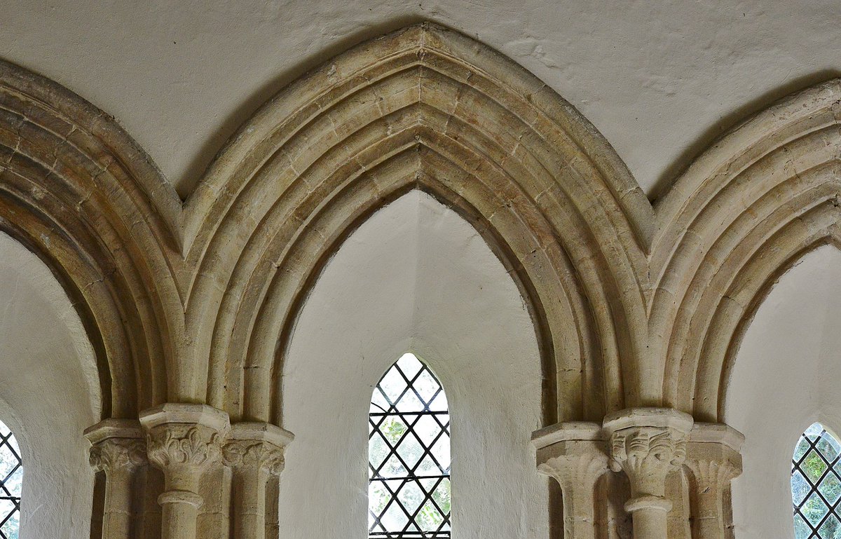 That all changed after the First Crusade in 1099, when the pointed arch was brought back from the Middle East.
An architectural revolution followed.
The pointed arch is much stronger than the rounded arch, because of how it distributes weight.