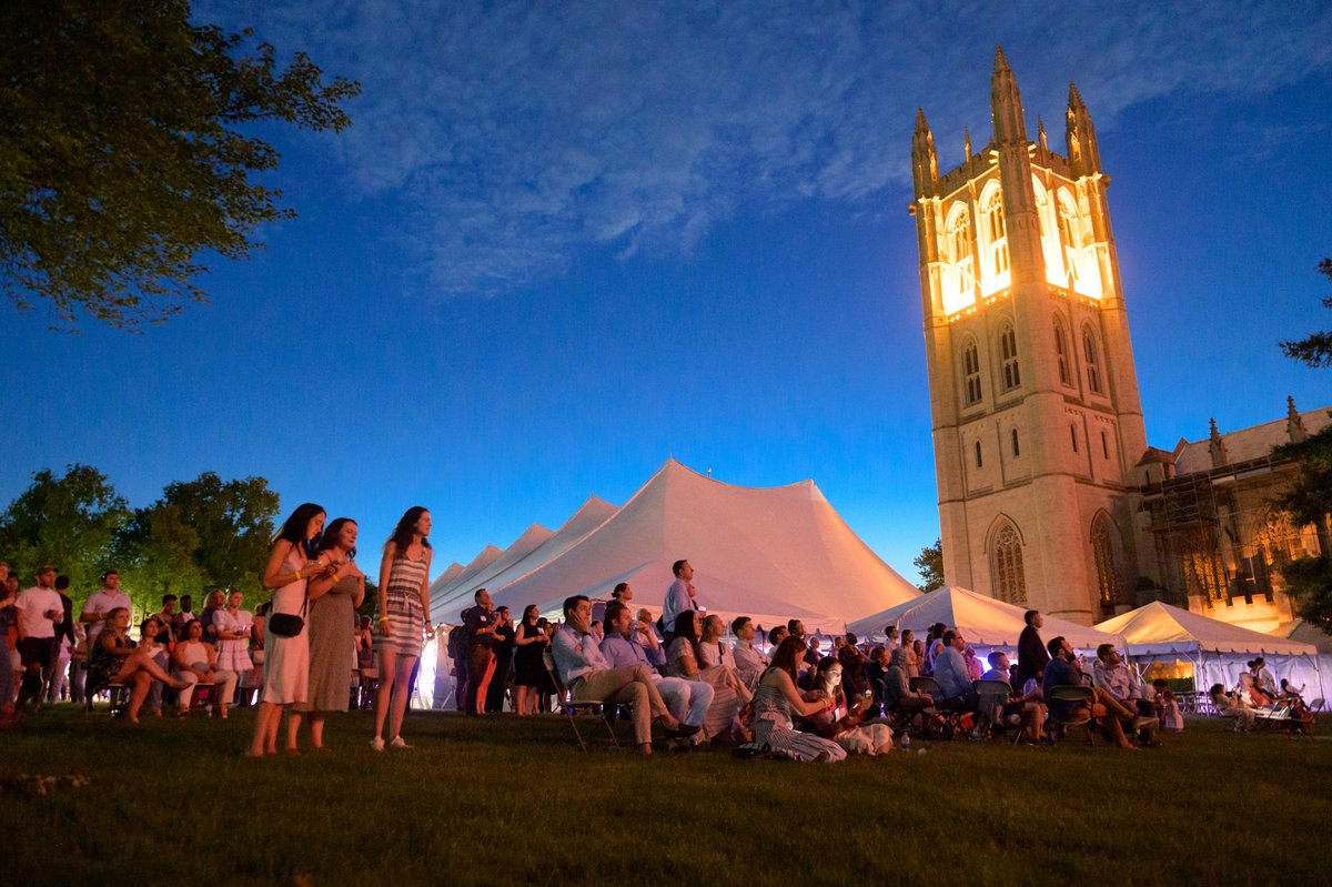 TrinityCollege's tweet photo. Last weekend was one for the books!
🥰🐔💙💛
#TrinReunion was full of milestones, including #TrinColl2020's in-person #TrinGrad ceremony. And thanks to returning #TrinAlum, we surpassed the halfway mark of a $500M fundraising campaign goal!
Check it out: https://t.co/YZW8kMWYvG https://t.co/89kyfHQ73I