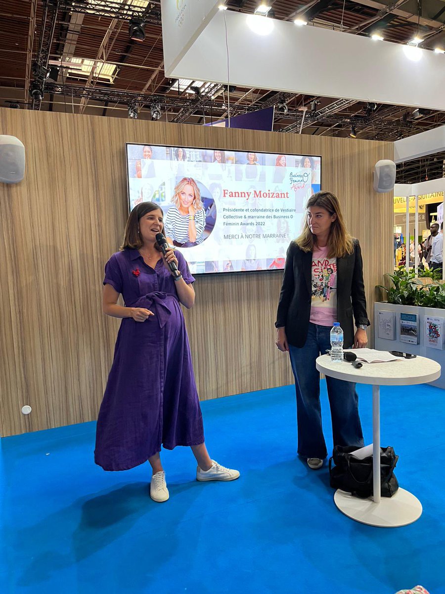 La French Tech (@lafrenchtech) on Twitter photo #Award l La directrice de la French Tech <a href="/ClaraChappaz/">Clara Chappaz</a> était à la 5e édition de <a href="/BizzOfeminin/">Business O Feminin</a> à #VivaTech2022 pour remettre le prix #Impact à Stooly qui conçoit du mobilier pliable.
Félicitations à toutes ces start-up (co)fondées par des entrepreneuses 👏 #FrenchTech #PacteParité #Award l La directrice de la French Tech <a href="/ClaraChappaz/">Clara Chappaz</a> était à la 5e édition de <a href="/BizzOfeminin/">Business O Feminin</a> à #VivaTech2022 pour remettre le prix #Impact à Stooly qui conçoit du mobilier pliable.
Félicitations à toutes ces start-up (co)fondées par des entrepreneuses 👏 #FrenchTech #PacteParité