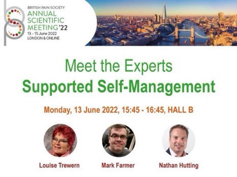 loulouscorpio's tweet image. Didn’t get a pic but it was totally awesome to meet @NathanHutting for this session @BritishPainSoc #BPSASM2022 sad he had to rush off straight after to his next conference but hope to meet up again! Thanks Nathan for your fantastic contribution to our session with @markfarmeruk