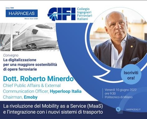 📌 Il Presidente di #Emoby <a href="/RobertoMinerdo/">Roberto Minerdo</a> ha partecipato al convegno 👉 "La #digitalizzazione per una maggiore #sostenibilità di opere ferroviarie"

❗ Grande attenzione da parte del pubblico sul tema 𝘔𝘢𝘢𝘚 (Mobility as a Service) 

Leggi la news 👇
emoby.eu/il-presidente-…