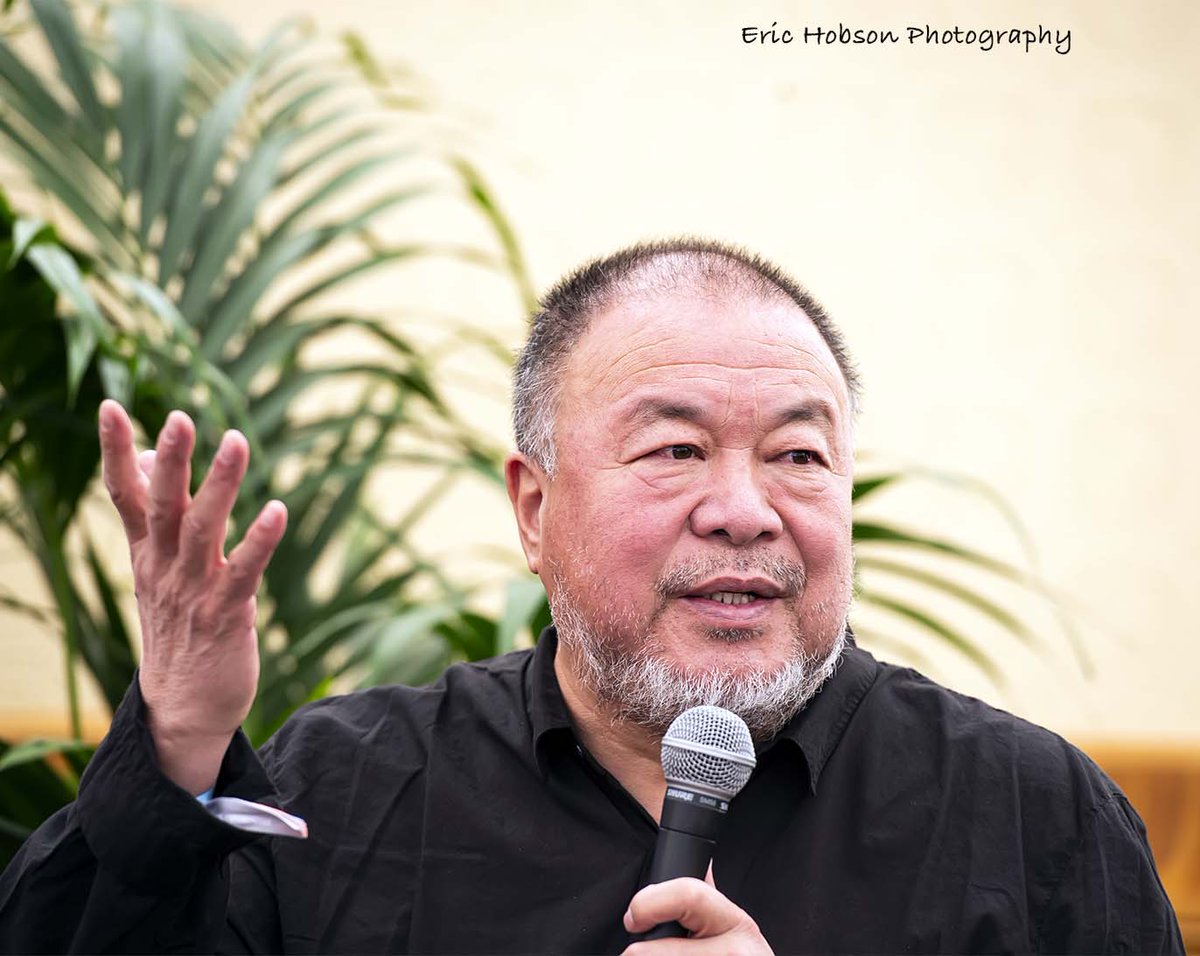 Ai Weiwei in conversation at the @KiteFSTVL 2022 www.erichobsonphotography