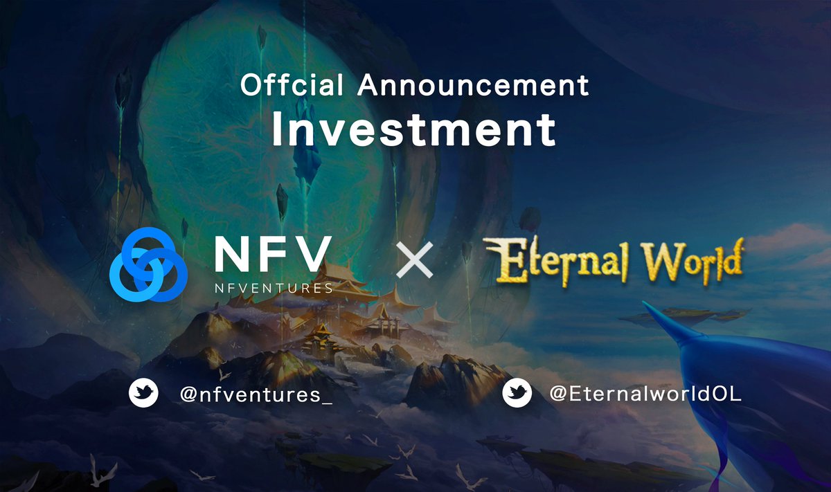 nfventure_'s tweet image. ⚡We're excited to announce our investment in @EternalworldOL, GameFi 2.0

The world's first 3A Xianxia Meta Game.

#EternalWorld 🌟🌟🌟