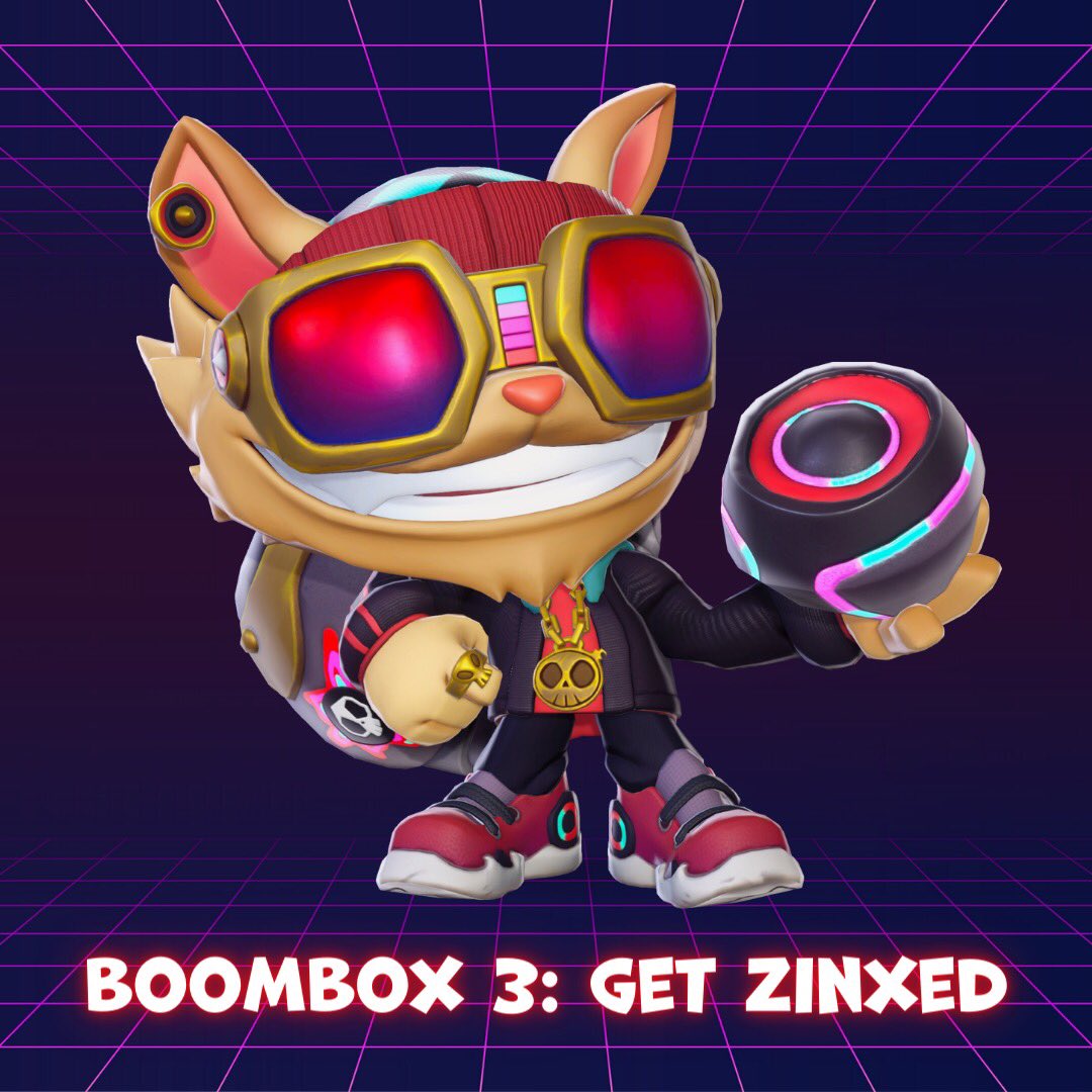 RiotForgeES's tweet image. La CAJA BUM 3: GET ZINXED incluye el aspecto de Ziggs True Damage y tres nuevas canciones:

League of Legends - Get Jinxed
True Damage - GIANTS
League of Legends - Warsongs: Piercing Light

Ya disponible en PC y Nintendo Switch.

💣 hextechmayhem.com