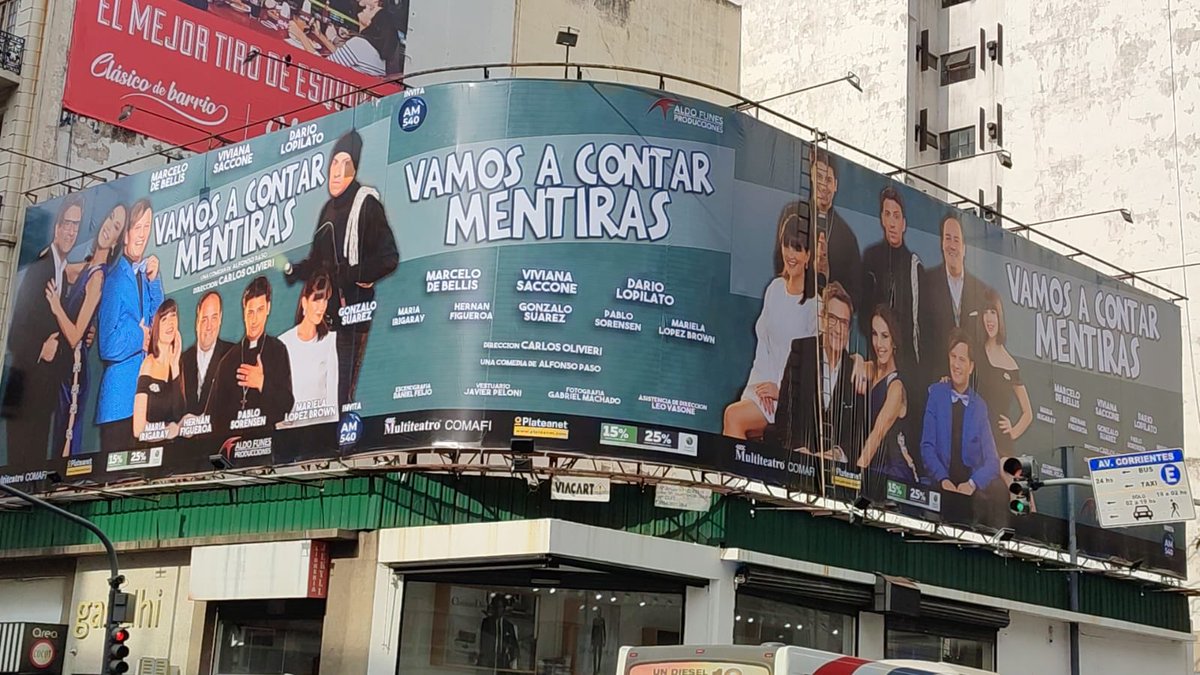 multiteatro's tweet photo. 📌 Comienza a anunciarse la llegada de “Vamos a contar mentiras” en la Av. Corrientes de Bs. As.
Llega la comedia del autor español Alfonso Paso más representada en el mundo.
Estreno viernes 1 de julio, Multiteatro Comafi. 
Localidades en vta. https://t.co/kKoshb4lgv o boletería. https://t.co/FCdaMztuEh