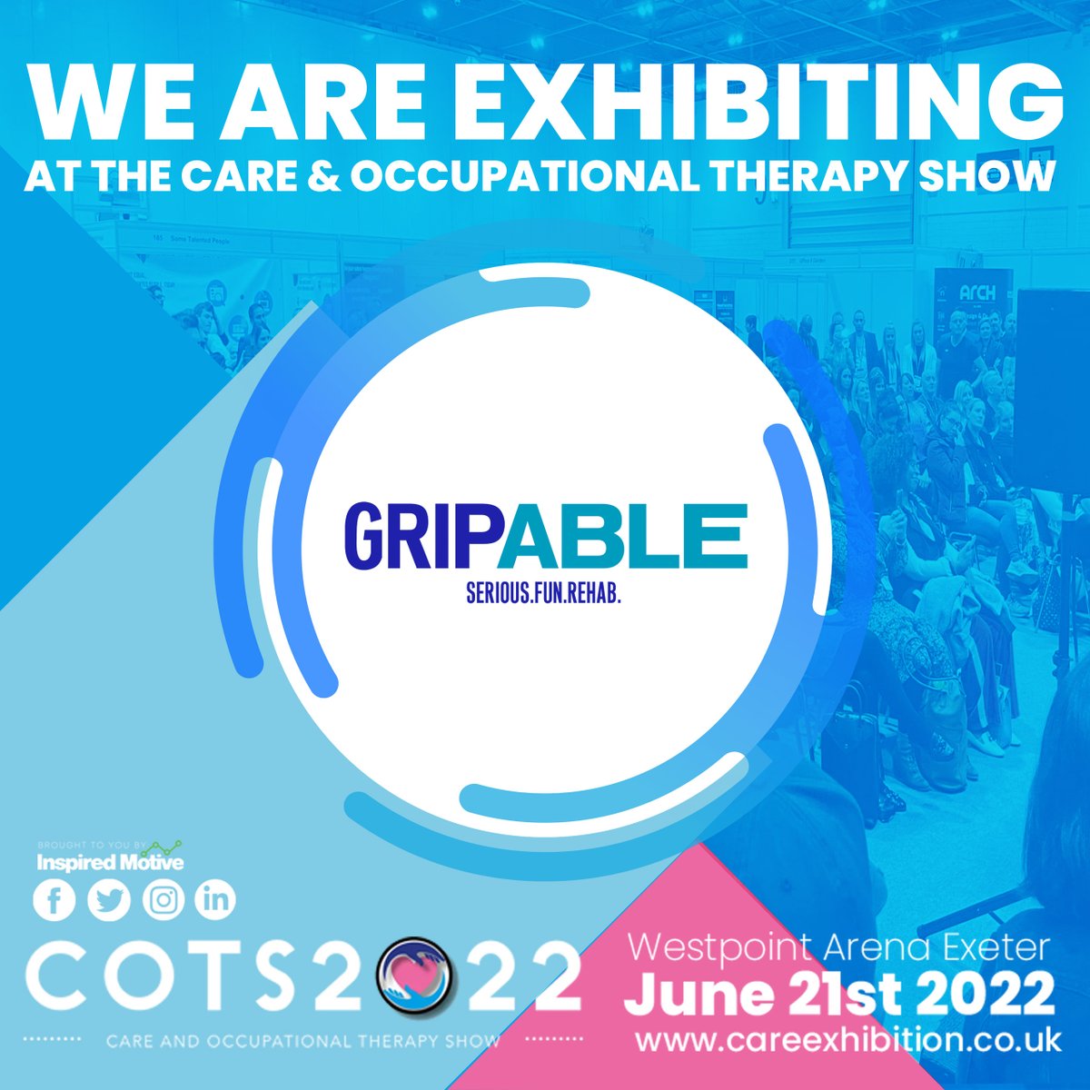 GripAble (@gripable_rehab) on Twitter photo GripAble is delighted to be exhibiting at the Care and Occupational Therapy Show next week. Visit stand 20 for a demo with a GripAble Pro! #COTS2022 #SeriousFunRehab <a href="/CareExhibition/">Care & Occupational Therapy Show</a> GripAble is delighted to be exhibiting at the Care and Occupational Therapy Show next week. Visit stand 20 for a demo with a GripAble Pro! #COTS2022 #SeriousFunRehab <a href="/CareExhibition/">Care & Occupational Therapy Show</a>