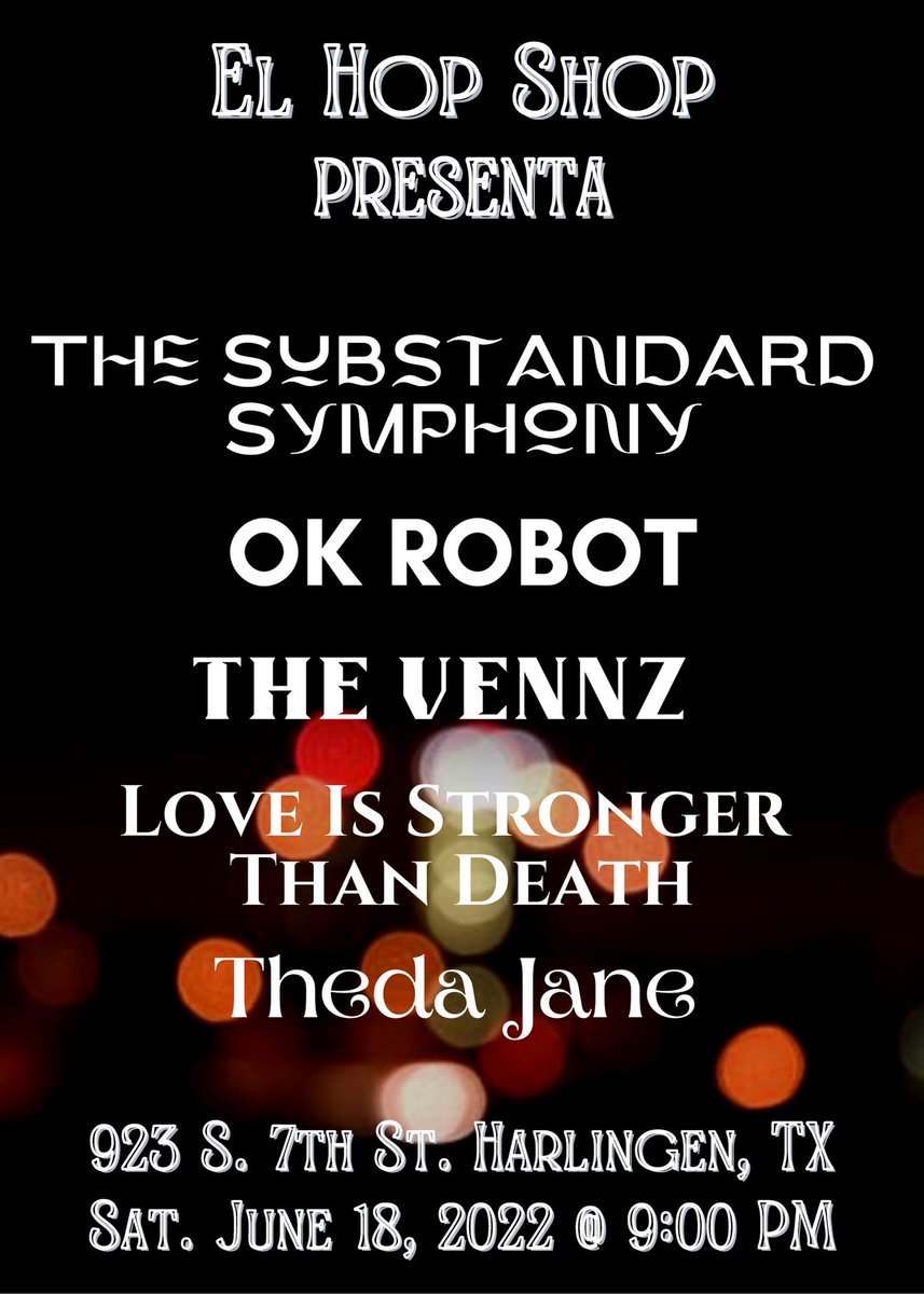 listdtx's tweet image. Come check us out THIS Saturday at the Hop Shop. Here's what we'll be playing. See you there!!! 🤘🤘🤘

#hopshop #atmosphericrock #music #livemusic #rgvmusic #rgvmusicscene