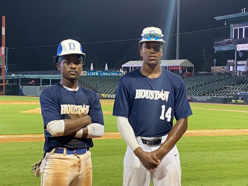 RoyMorrisSr1's tweet photo. Congrats to @TyMorris345 and @AnthonyIRussell
 for playing in the GHBCA futures All-star  game at Constellation Field.  Go WildCats.
#DekaneyWildCats https://t.co/nrEUm6ZCBg