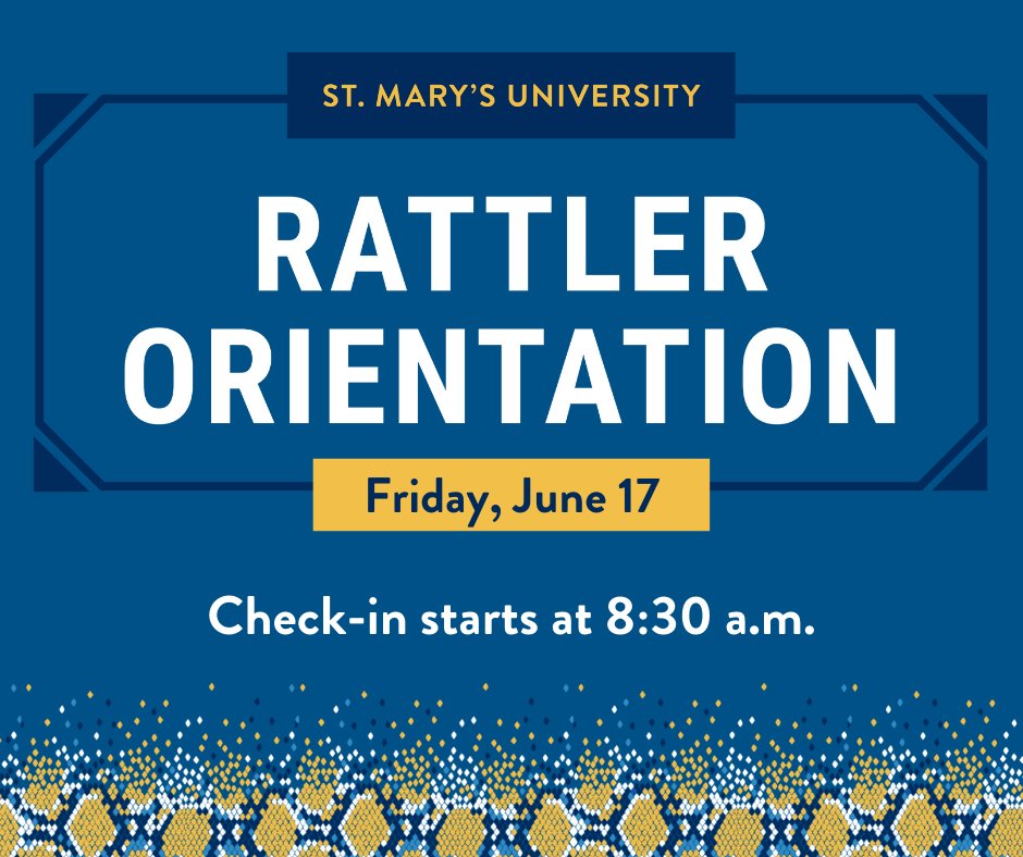 Almost time to welcome our second group of #FutureRattlers to campus for Rattler Orientation! 💙💛
We can't wait to meet y'all tomorrow! #FangsOut #RattlerPride