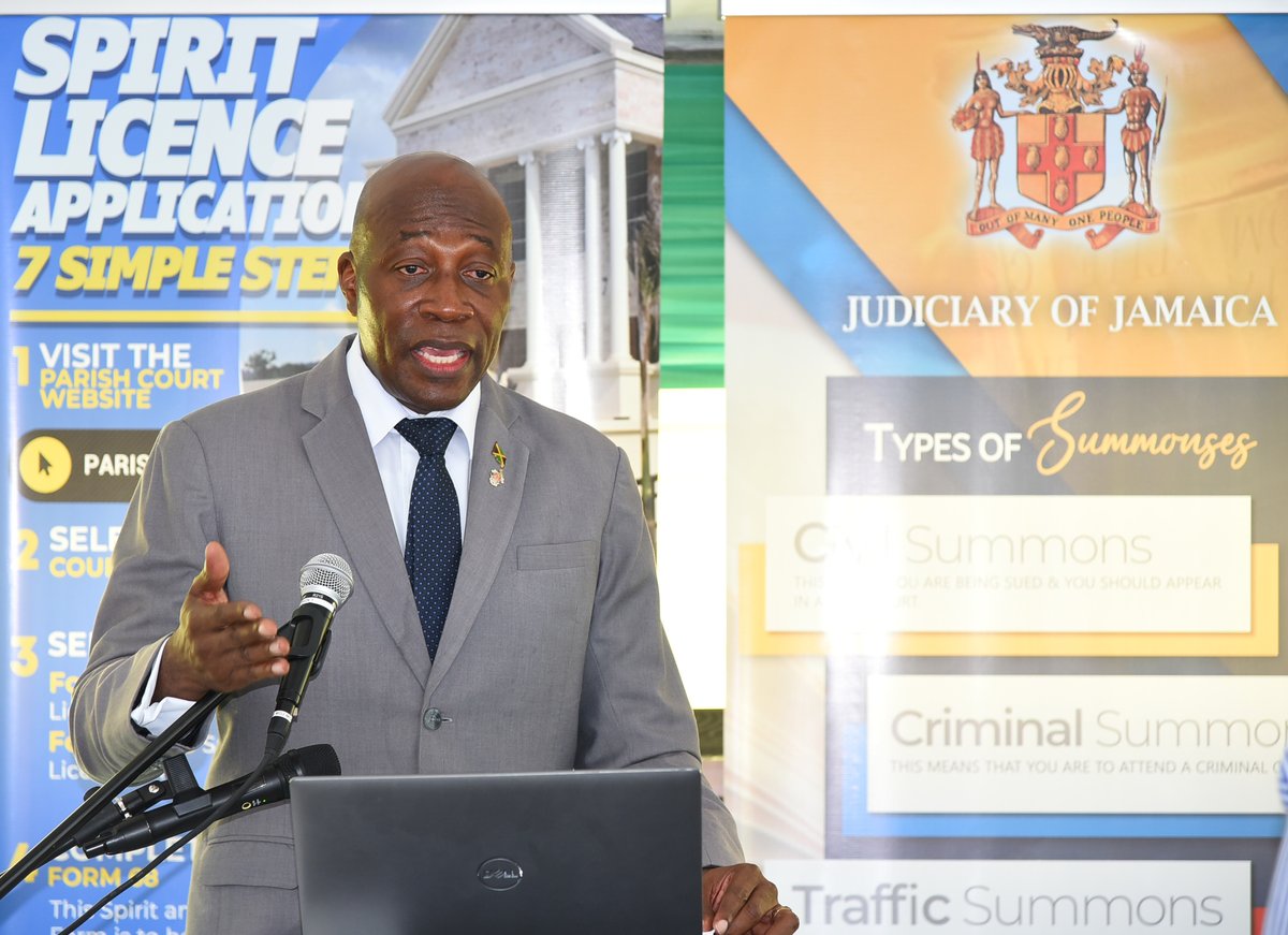 Chief Justice Bryan Sykes this morning pointed to legislation in defending judges' decision to grant bail to persons charged with serious crimes, arguing that if the prosecution disagrees, there is a provision for appeal. 
<a href="/mojofficialjm/">Ministry of Justice, Jamaica</a> 
Read more: jamaica-gleaner.com/article/news/2…