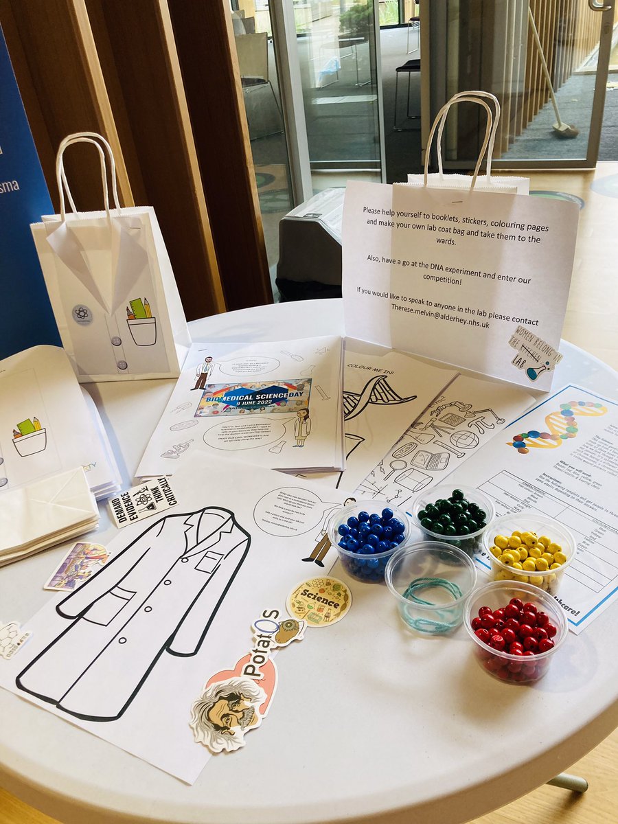 AlderHeyLabMed's tweet photo. 🔬🦠 👨🏽‍🔬 Our Biomedical Scientist Day 👩🏽‍🔬🆎🧫
Finally, we advertised to our professionals @AlderHey Institute in the Park! We are a key part in the hospital and we are work together to benefit our patients @IBMScience #biomedicalscienceday2022 @Laird_Admiral https://t.co/GElhUBAlUi