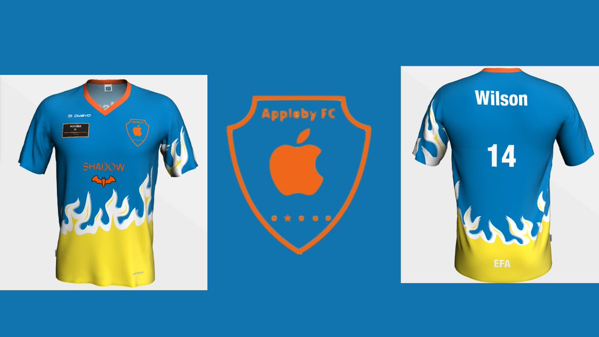 And finally is our third kit!

This kit was inspired by our friend clubs <a href="/OfficialJFC/">JFC</a> and <a href="/AFCTop11/">AFC</a> as well as a shout out to <a href="/WarriorsInferno/">Inferno Warriors Inc➐</a> who helped us get to the size of a club we are today

#AppsKits
