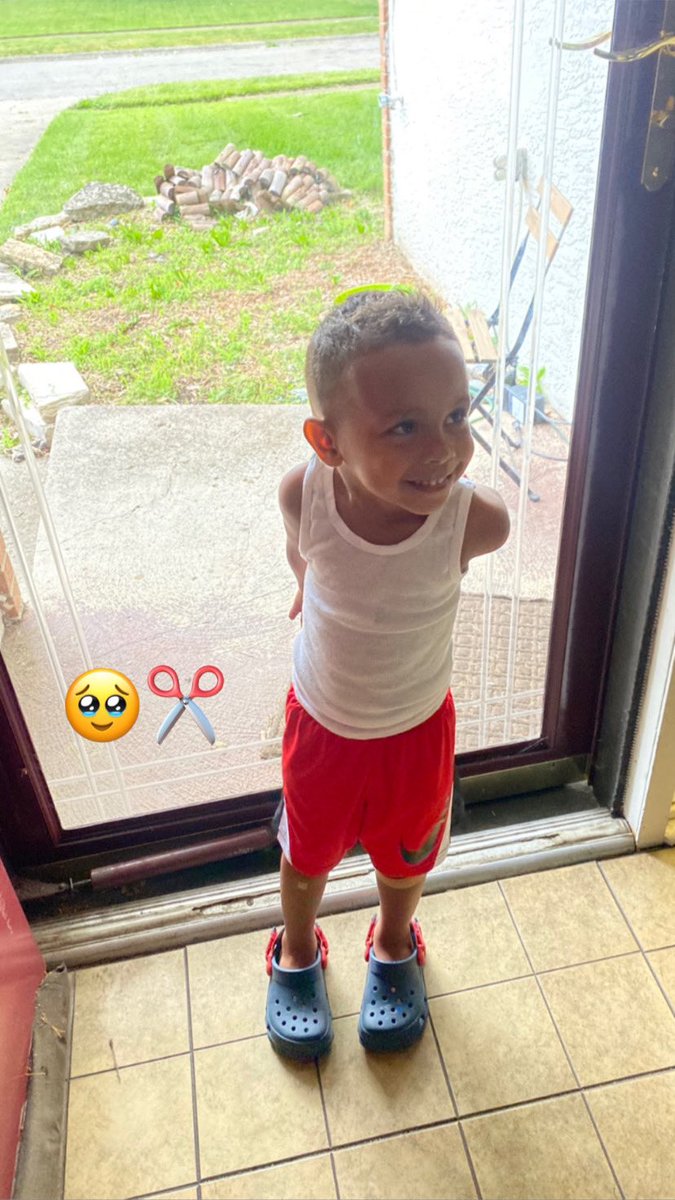 Bankroll_Minns's tweet photo. i just cut all my sons hair off, we like it https://t.co/a4GBNsXfKv