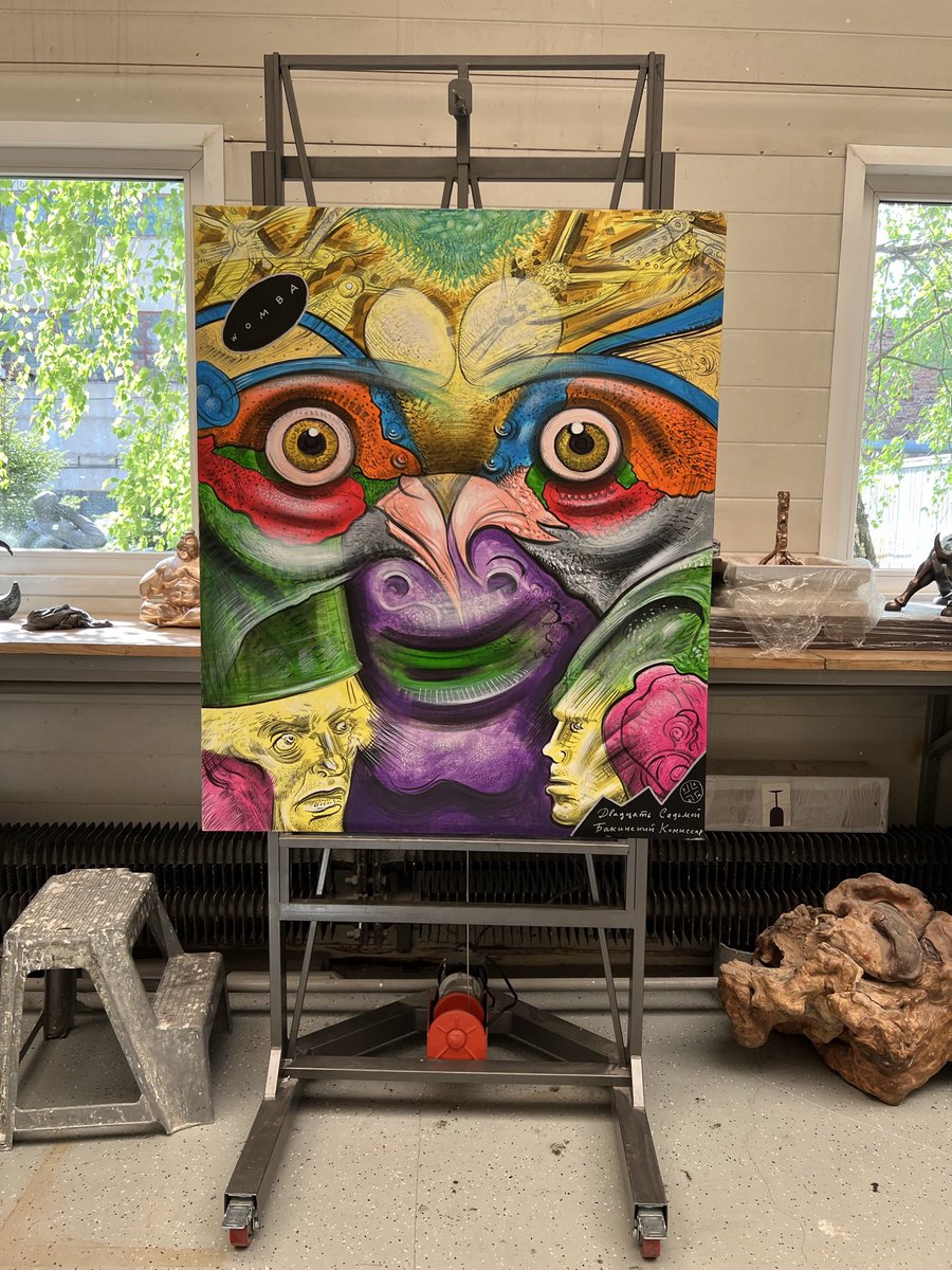 PhilippRuk_art's tweet photo. Painting acril 120x100 cm https://t.co/Y0Bq8fLitE