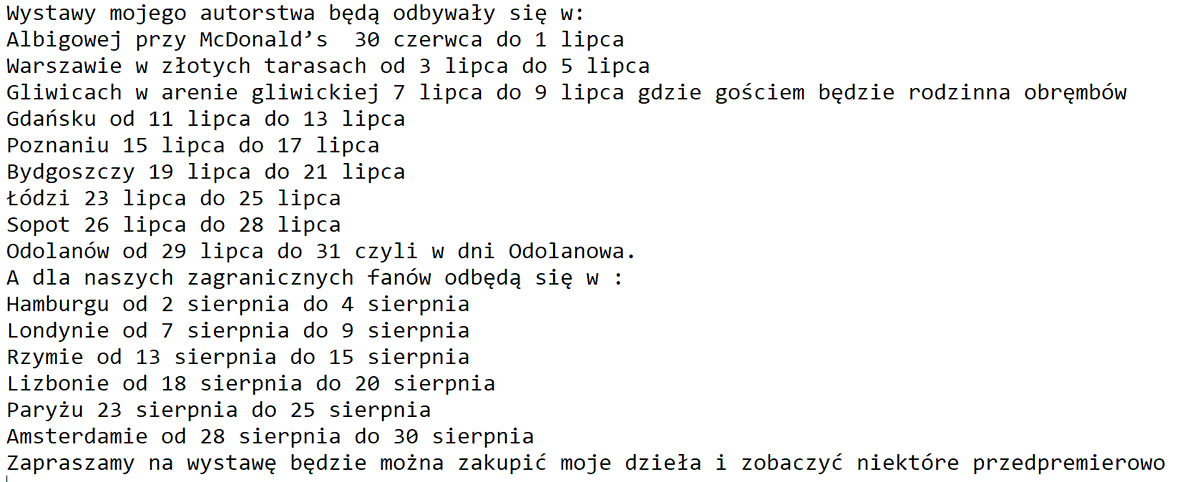 marssram69's tweet photo. Ogłoszenie moich wystaw https://t.co/3d3CoedLuR