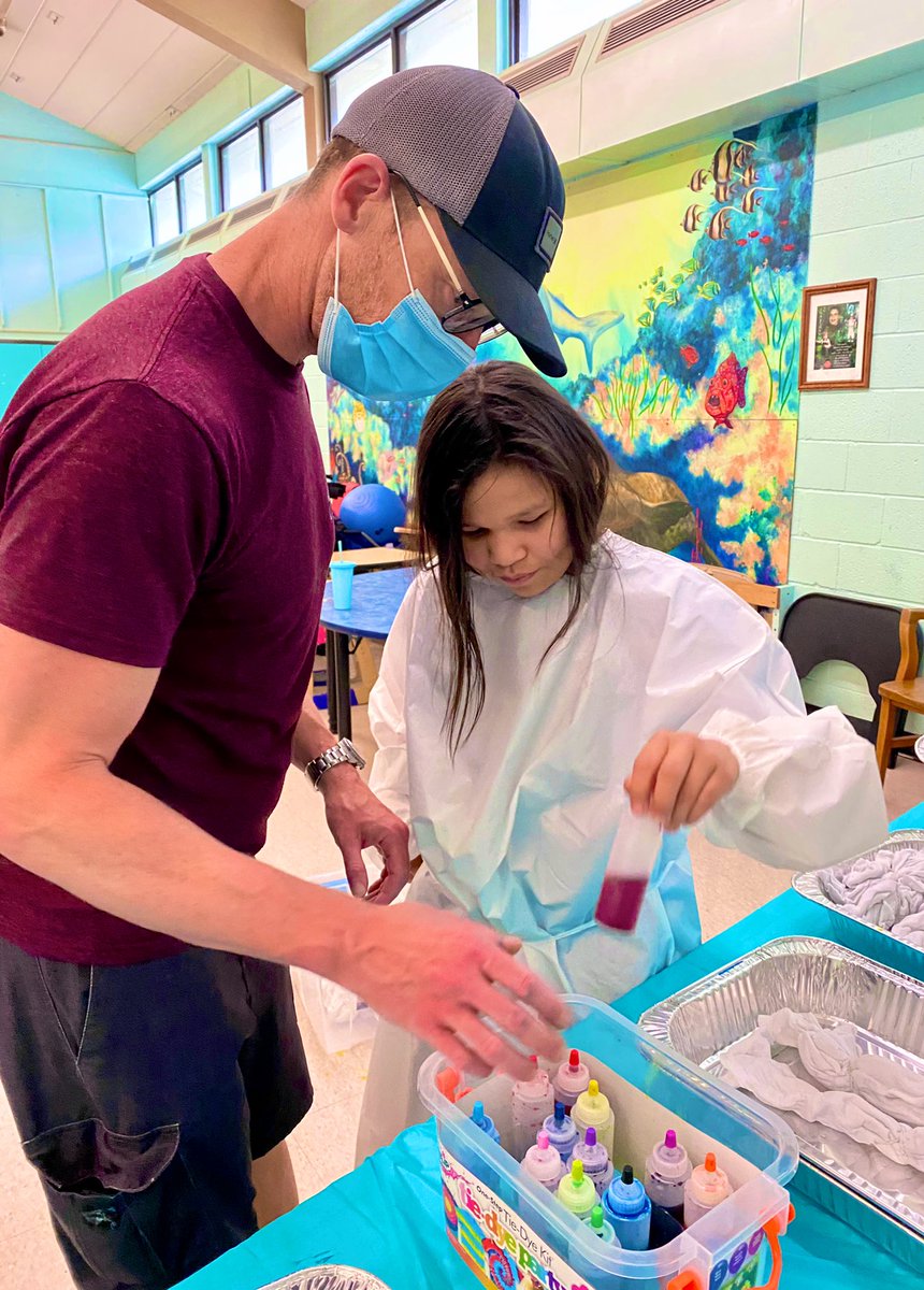 CliffordBoweyPS's tweet photo. School wide tie-dying in preparation for the big event 💥…. Pride Parade on Tuesday, June 21! Lots of brilliant colours and happy faces as we celebrate another one of our 30 Days of CBowey Pride 🌈 https://t.co/9qlaKpcakR