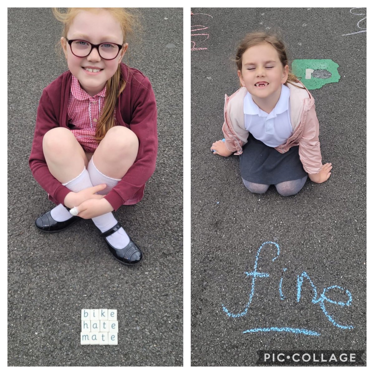 keltyps's tweet photo. Taking phonics outside in P2/3.
#CreativeApproaches
#SuccessInAction https://t.co/EVSRMDAWMn