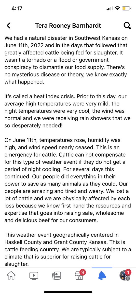 Garrett_Love's tweet photo. @WatchChad @RDerstein If you are serious, I’d start w/ what is normal weather for fat cattle in SW KS &amp; what is not (ie avg overnight low is 65°, worst night it barely got below 90°)

I’d listen to animal health experts (if skeptical of nat experts bc
Bill Gates I’d try local SW KS vet @tr_barnhardt). https://t.co/qeBTD3JYXb
