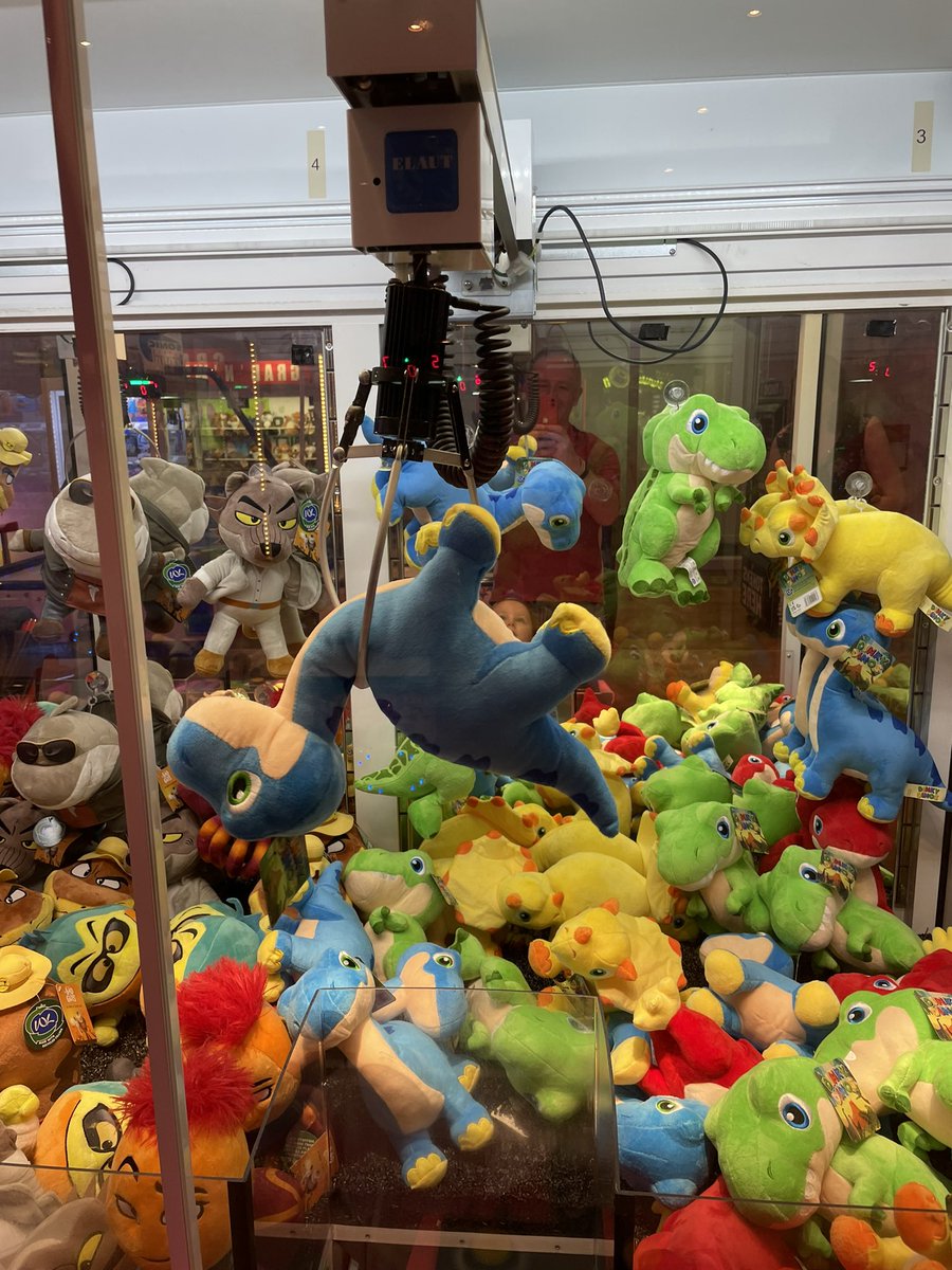 Pinnacle of my life! Today I won twice on the grabber machine! @helen_willcock #winning