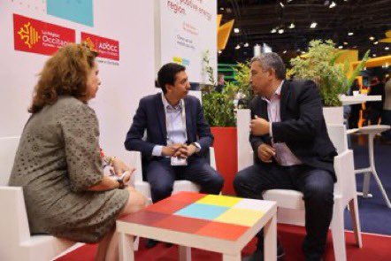 JBenabdillah's tweet photo. Plaisir d’avoir rencontré ce jour à @VivaTech @othmannasrou le 2ième Vice Président de la Région @iledefrance. en charge notamment de la jeunesse, de l'enseignement supérieur et de la recherche ainsi que ses collaborateurs tous deux natifs de la Région @Occitanie 👍 https://t.co/romPcmTwsp