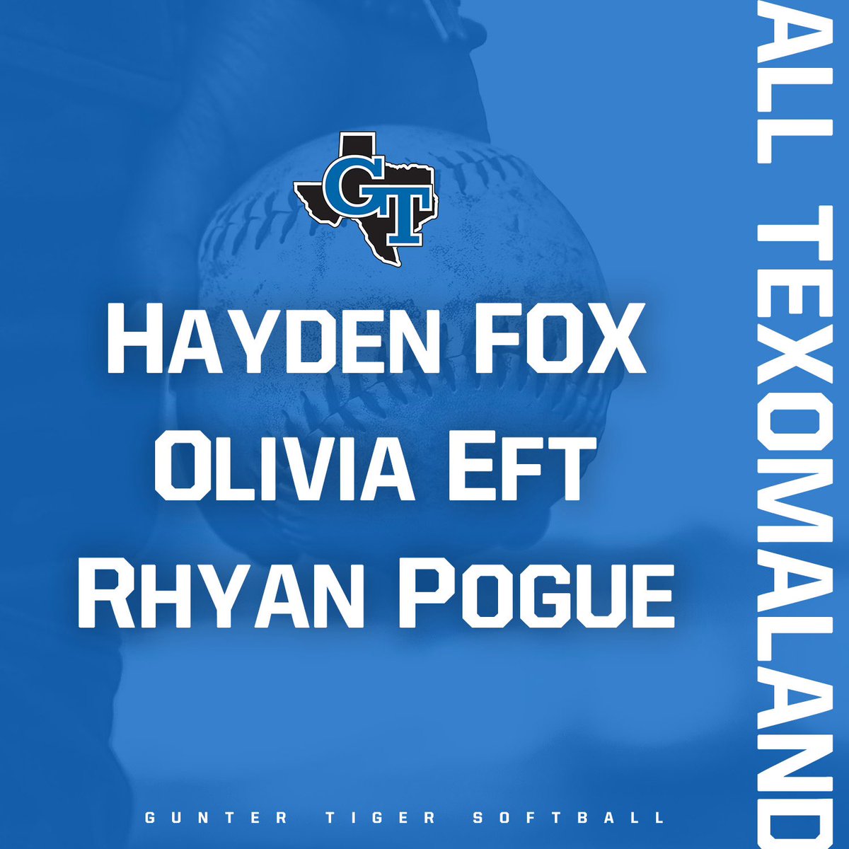 Gunter Softball tweet media