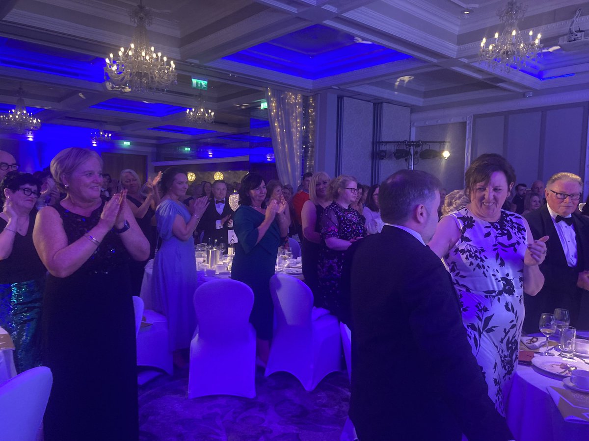 Marie-Louise Connolly (@mlchealth) on Twitter photo A standing ovation for @RobinSwannMoH at tonight’s <a href="/RCN_NI/">RCN Northern Ireland</a> nurse of the year awards. A standing ovation for @RobinSwannMoH at tonight’s <a href="/RCN_NI/">RCN Northern Ireland</a> nurse of the year awards.