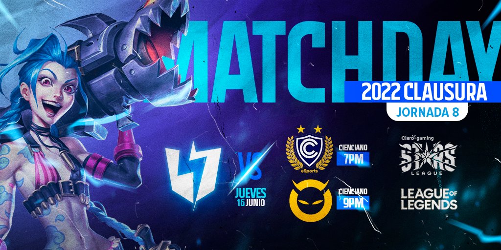 SEGUIMOS AL INSTINTO!! EN ESTA DOBLE PARTIDA!! de la #supersemana POR LA 2DA FASE DE LA LVP Liga de Videojuegos Profesional

🆚 @ciencianoesports
⚡ 7PM⚡
🆚 @incubusclub
⚡ 9PM⚡
🟪👾 twitch.tv/lvpperu
🟥🎥 youtube.com/c/LVPlas/
#GoINS⚡
#ClaroGamingStarsLeague 2022 🏆⭐️