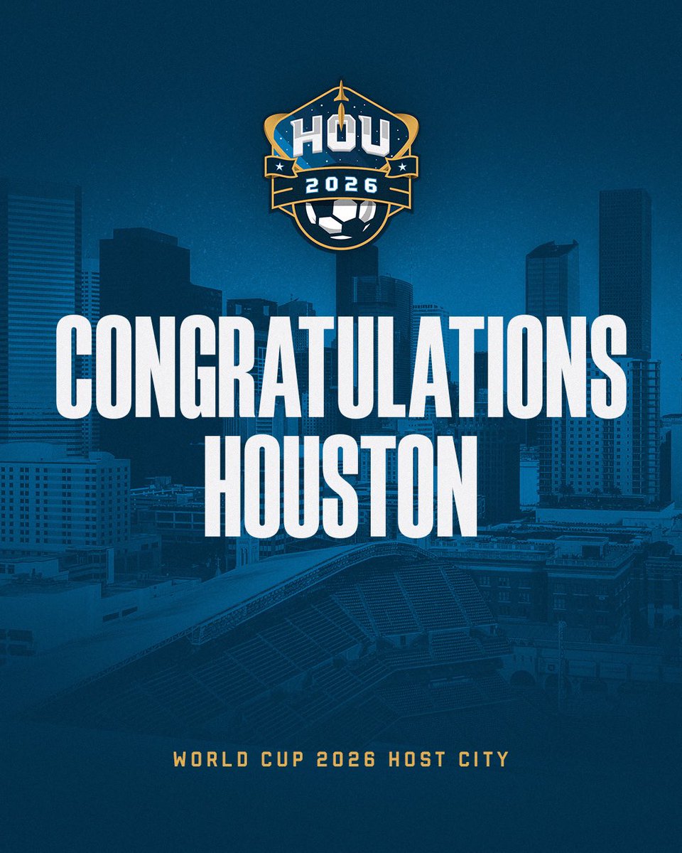 The World Cup is coming to Houston!