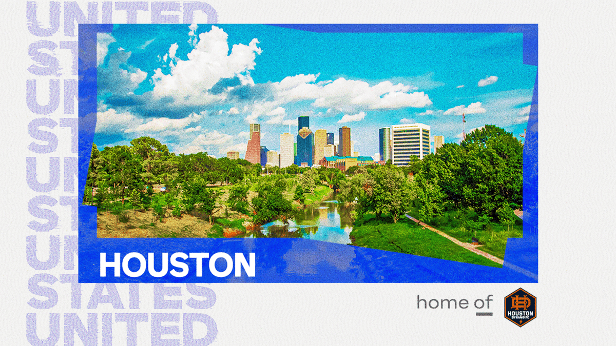 MLS's tweet photo. Houston. 🇺🇸 #FIFAWorldCup https://t.co/rJfqZ0qa2p