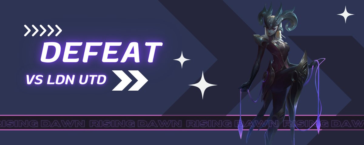 As predicted- it was indeed a bloody one tonight vs <a href="/LDNUTD/">LDN UTD</a>
Upsets across the board actualised itself with us as the cream on top, but this does not dishearten us as it would be no fun without any bumps in the road as we push forward.
Repay tenfold, we shall😈

𝘌𝘹𝘱𝘦𝘤𝘵 𝘶𝘴