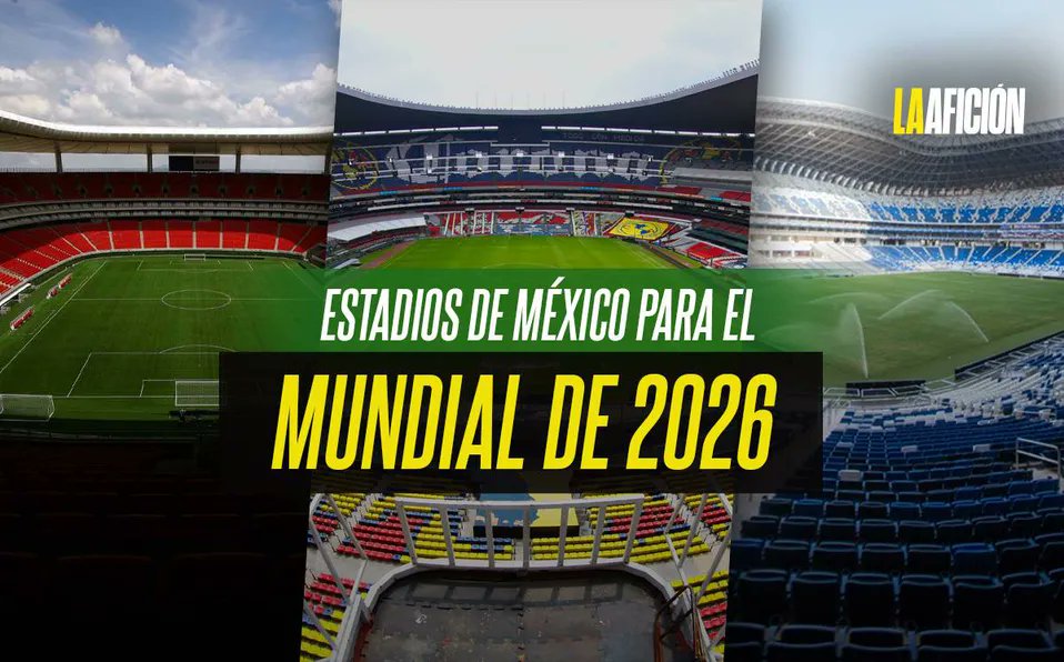 #ÚLTIMAHORA | FIFA anuncia al Estadio Azteca, Akron y BBVA como sedes del #Mundial2026

mile.io/3tH8Hns